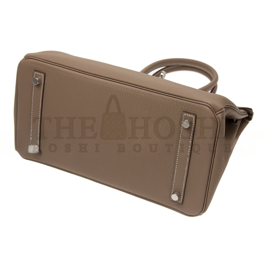 H**me5 BIRKIN 30 ELEPHANT GREY HANDBAG BK3018TGSS (30*23*15cm) Master Quality